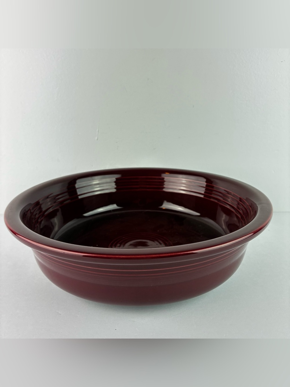 Fiestaware Homer Laughlin Cinnabar Vegetable Casserole Serving Bowl